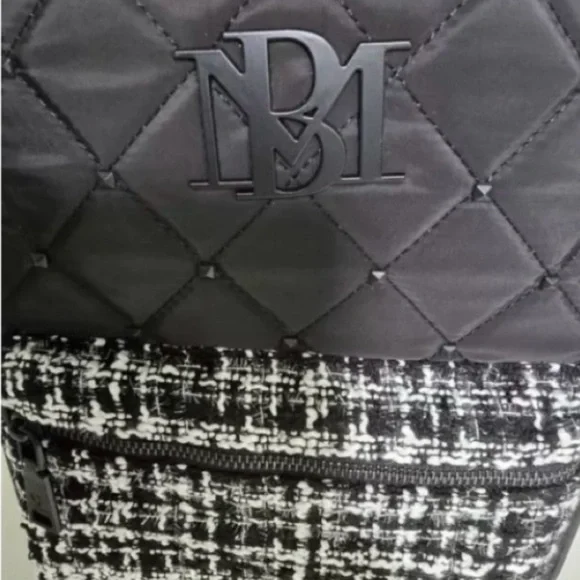 Badgley Mischka Diamond Quilted Nylon
NWT Backpack with Studs. NWT! - Picture 4 of 8
